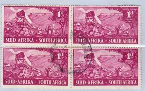 Union of South Africa,1949,Block of 4 stamps