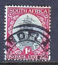 Union of South Africa,Used ship stamp