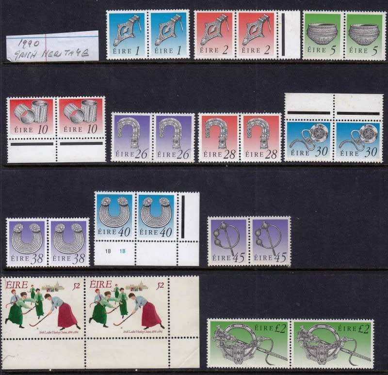 Ireland,Scott #767,768,771,774,778,780,790,792,1990/93,MNH,CV$50.00