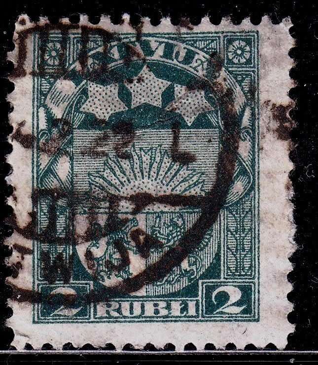 Latvia, Scott #103,1921, FU