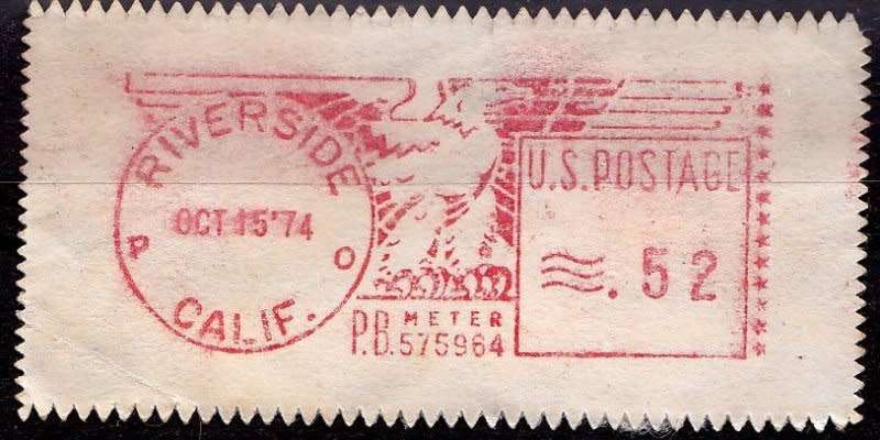 USA,Meter postal cancel,1974