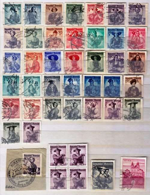 Austria,A large MNH,MH & used,Minor faults on some stamps