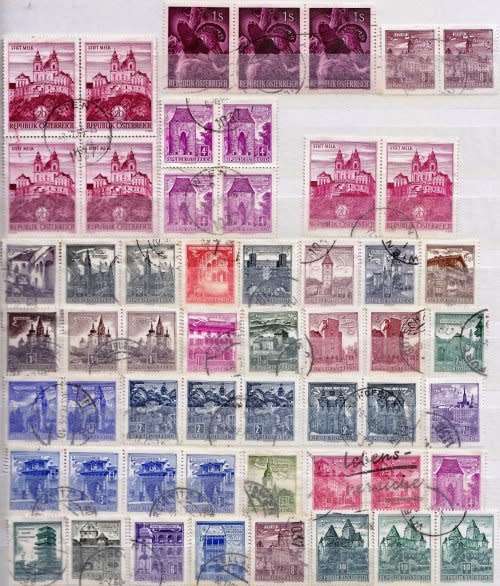 Austria,A large MNH,MH & used,Minor faults on some stamps