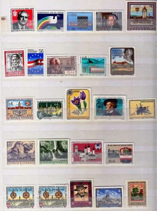 Austria,A large MNH,MH & used,Minor faults on some stamps
