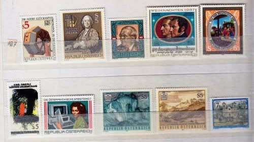 Austria,A large MNH,MH & used,Minor faults on some stamps