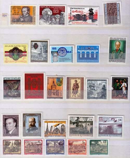 Austria,A large MNH,MH & used,Minor faults on some stamps