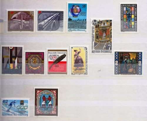 Austria,A large MNH,MH & used,Minor faults on some stamps