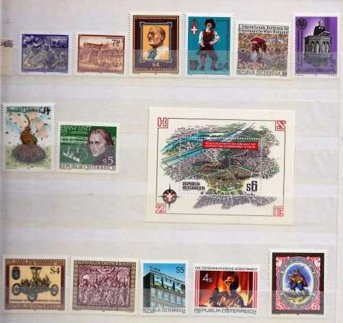 Austria,A large MNH,MH & used,Minor faults on some stamps