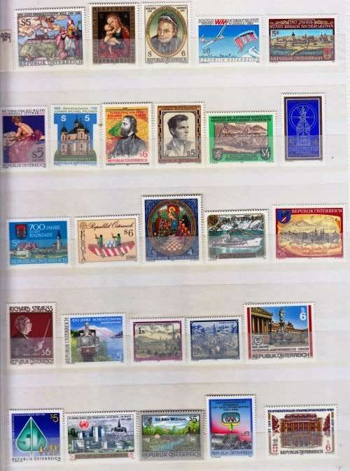 Austria,A large MNH,MH & used,Minor faults on some stamps