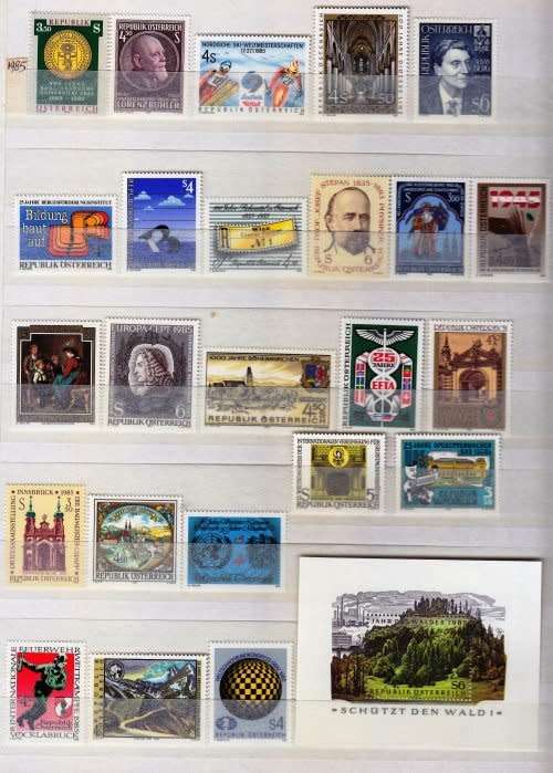 Austria,A large MNH,MH & used,Minor faults on some stamps