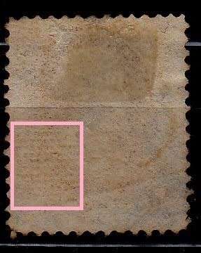 USA, Scott #135A, 1870/71,FU,Grill `I`, Perf. 12,CV$240.00