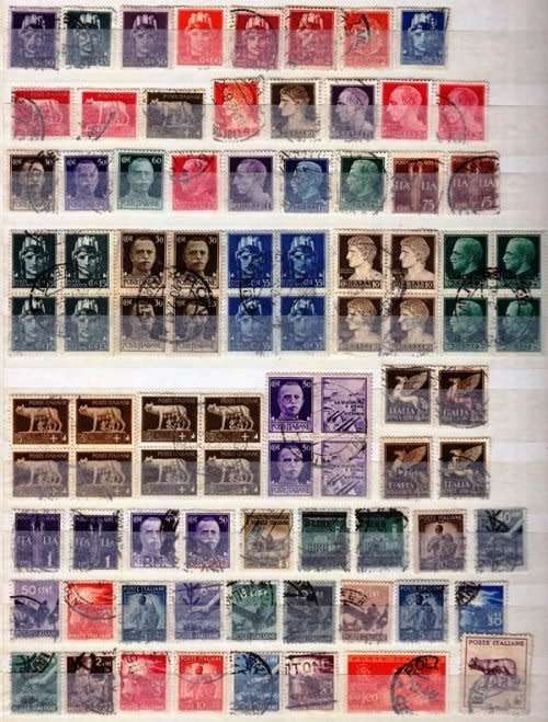 Italy selection, Used and mint with hinge spots, excellent value!