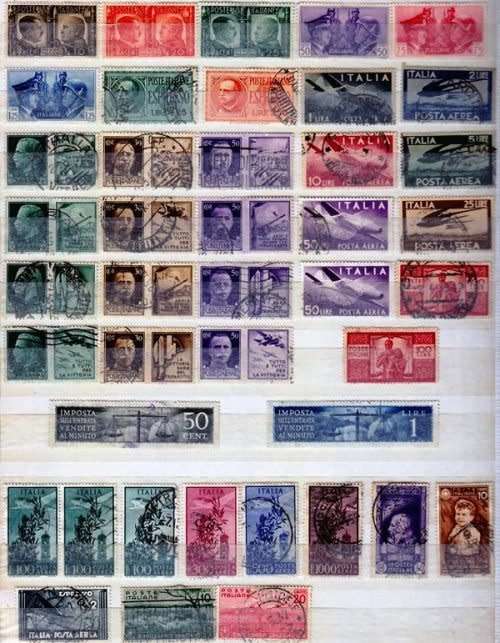 Italy selection, Used and mint with hinge spots, excellent value!