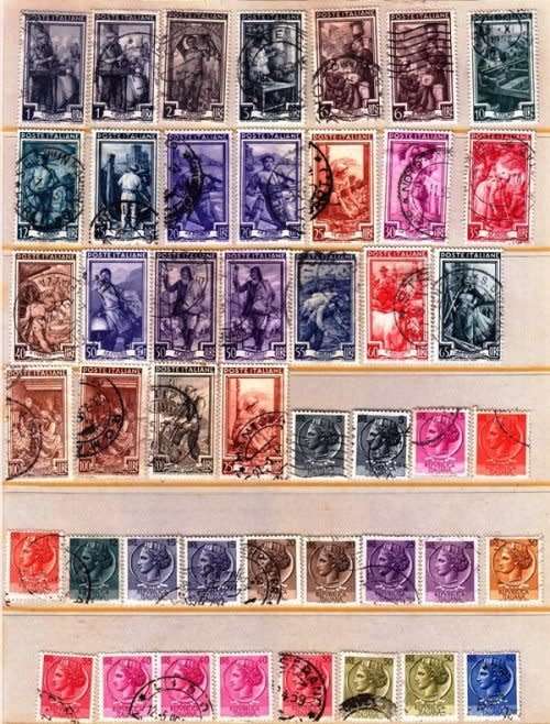 Italy selection, Used and mint with hinge spots, excellent value!