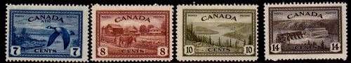 Canada, Scott #268/73,C9,1964, MH,CV$90.00