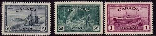 Canada, Scott #268/73,C9,1964, MH,CV$90.00