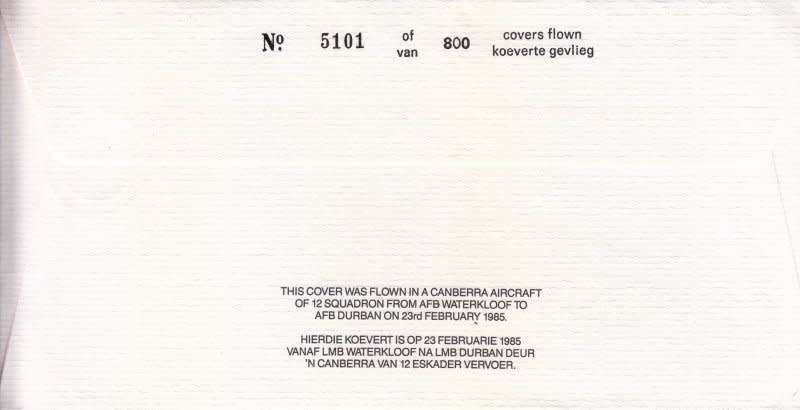 South Africa,Aviation,1985,Error covers flown 800 should be 8000