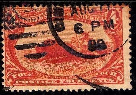USA, Scott #287,1898,VFU,CV$30.00