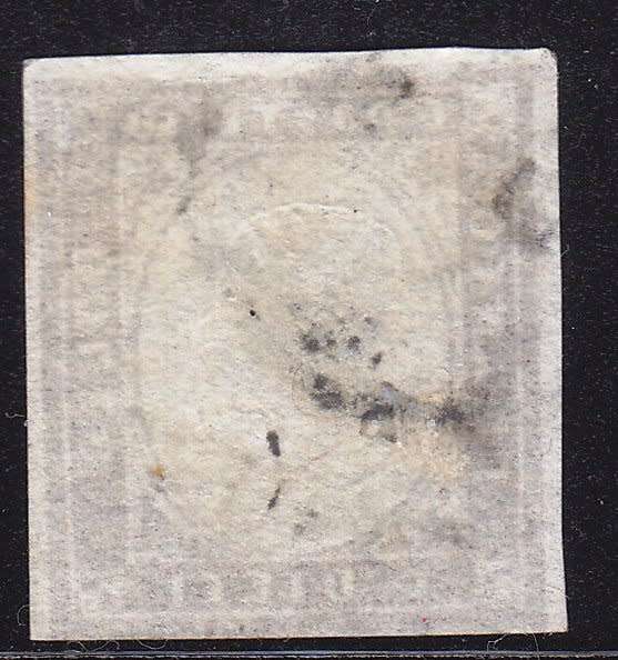 Italy,Sardinia,1855/63,FU,King Victor Emmanuel,10c Bister,Imperf.