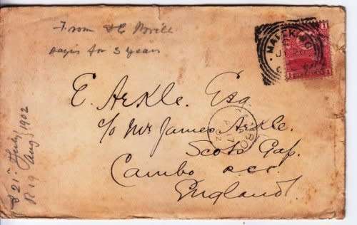 South Africa,COGH,1902 entire,From Mafikeng to England
