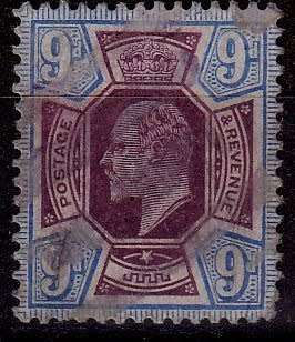 England, Scott #136,1902/11,KEVII,FU,CV$70.00