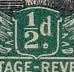 Union of South Africa, Scott #23,1926,Variety,Green core in dot under d