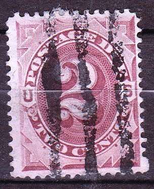 USA, Scott #J2,1879,FU, Postage Due, CV$25.00