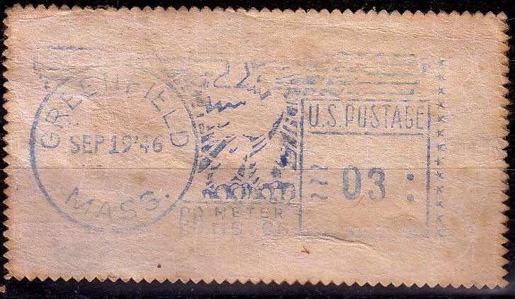 USA,Meter postal cancel,1946