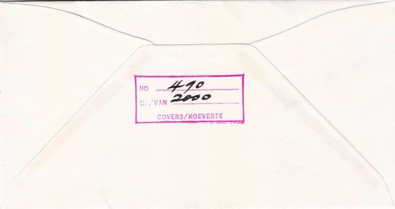 RSA,Aviation,1980,490 of 2,000 printed and flown, Signed