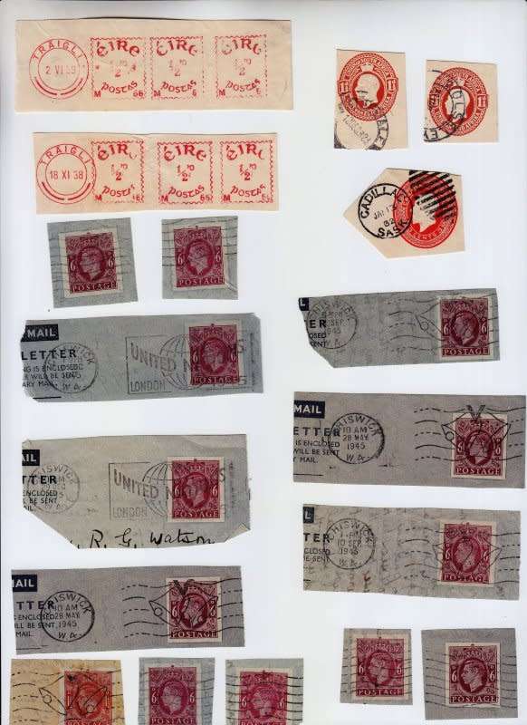 Great Britain, A selection of postal slogans and other,KGV,KGVI,1946