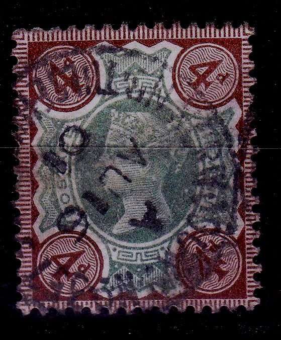 Great Britain,Scott #116,1887/92,VFU,QV,CV$15.00