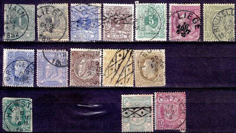 Belgium,Used selection,1869/91,FU,$18.00