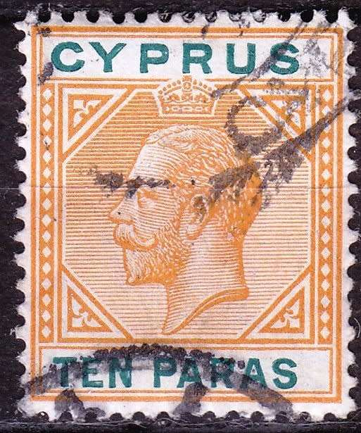 Cyprus, Scott # 72,1921/23,KGV,VFU, CV$13.50