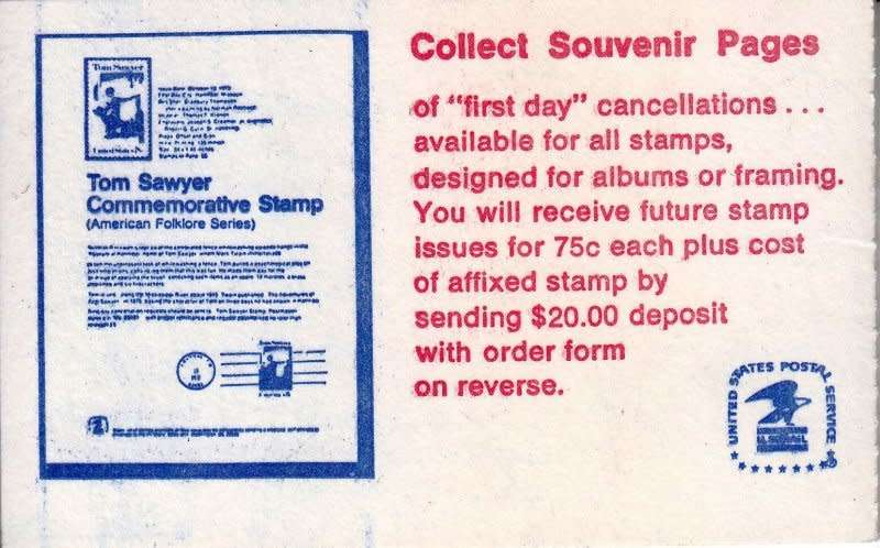 United States,MNH,Scott # BK117a,24 stamps booklet,1978