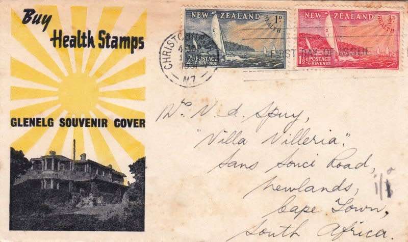 New Zealand, Scott #B39,B39,1951,Health Stamps cover,Size 15.2cmX9cm