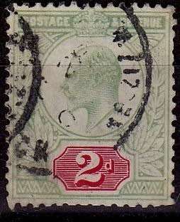 England, Scott #130,1902/11,KEVII,FU,CV$22.50