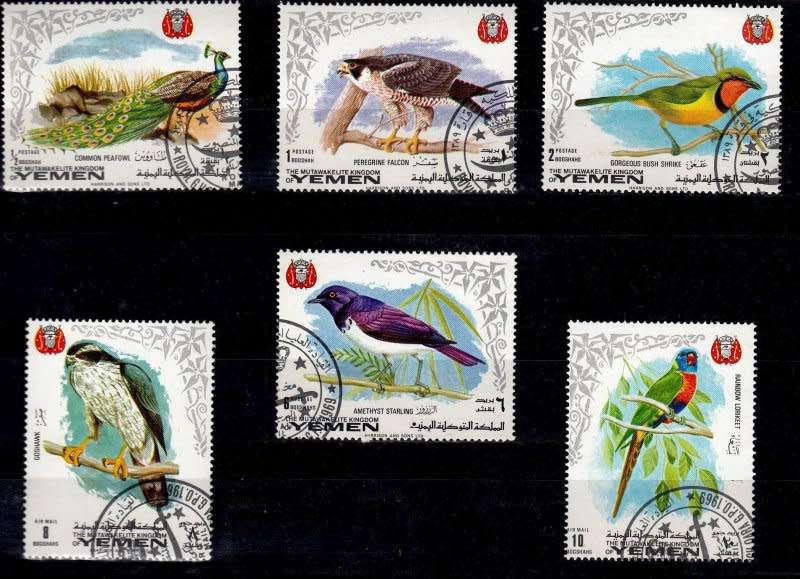 Yemen,Mmutawakelite,Michel: Scott #763,765,766,767,768,769,MNH,CTO