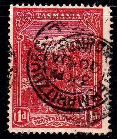 Australia, Tasmania, Scott #86,1899,1900,VFU, CV$12.00