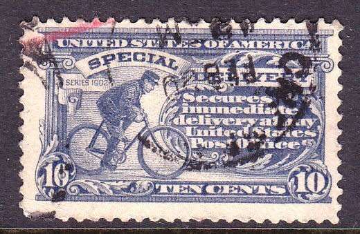 USA, Scott #SD4,1902,FU,Special Delivery,CV$10.00