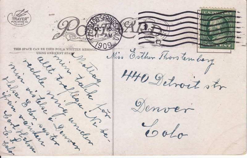 United States,1909,Postcard,stunning quality!