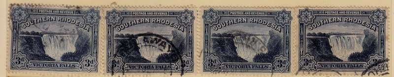 Southern Rhodesia, Scott #32, 1932,used,4 X stamps, CV$9.00