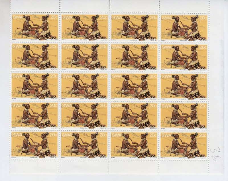 South West Africa, Scott #405,1977,MNH,Sheet of 20 stamps, CV$16.00