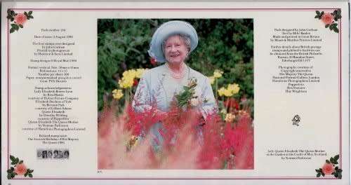 England, Scott#1327/30,1990,QEII,Queen Mother 90th Birthday, CV$9.00