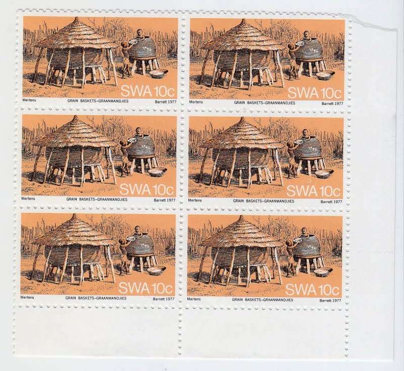 South West Africa,Scott #403,404,405,1977,MNH,6 blocks,CV$16.90