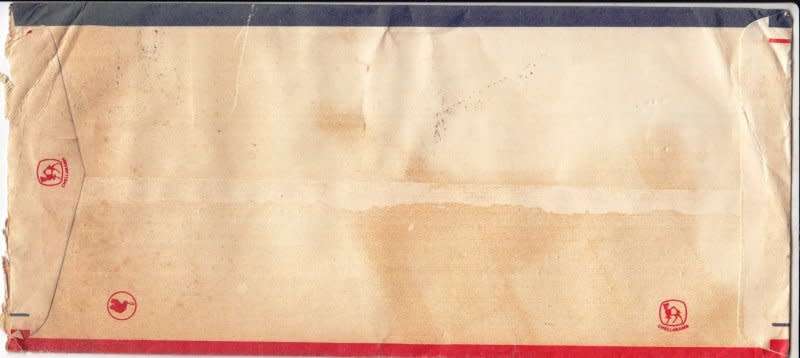 India,1994,Registered airmail cover to South Africa,Mahatma Gandhi