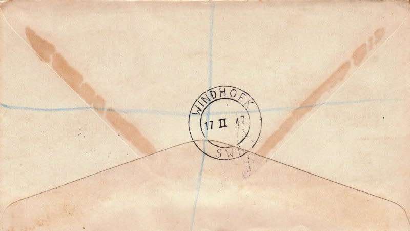SWA,Scott#156,158,1947,FDC,Size15cmX9.3cm
