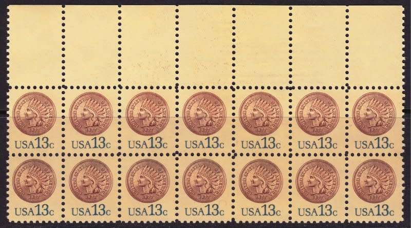 United States,1978, MNH sheet of 14 stamps