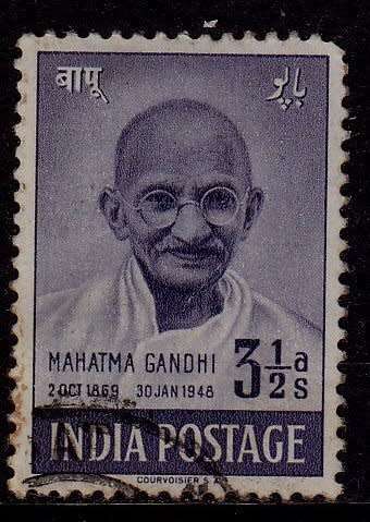 India,Scott #204,1948,VFU,CV$5.00