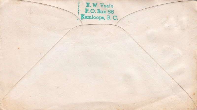 Canada,Scott #336,1954,FDC,Size16.6X9.4cm