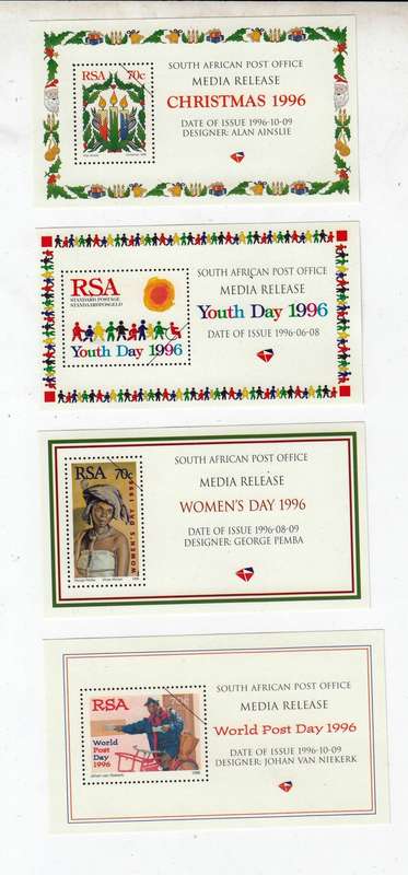 RSA - 20 Media Releases of Stamps - MNH - Rare